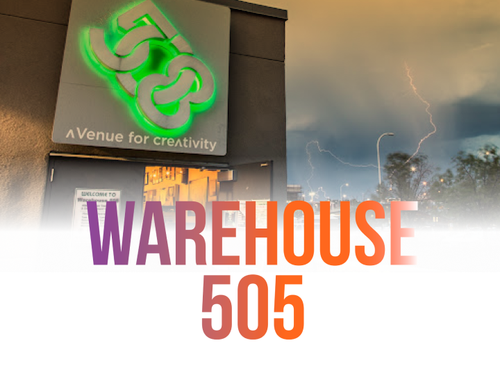 Outdoor view of the entrance to Warehouse 505