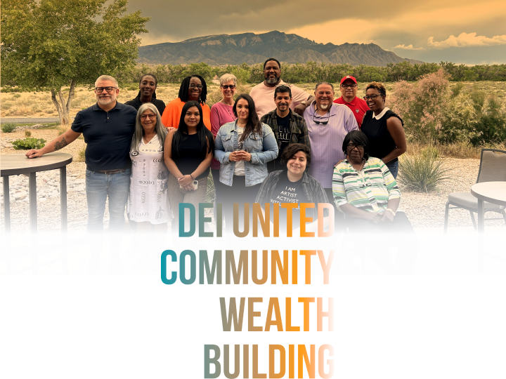 Outdoor group shot of the 2022 Community Wealth Building Cohort.