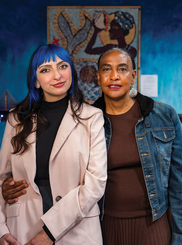 Loida Martiza Pérez, Founder and Executive Director of Narrative, and Olivia Martinez, Administrative Assistant